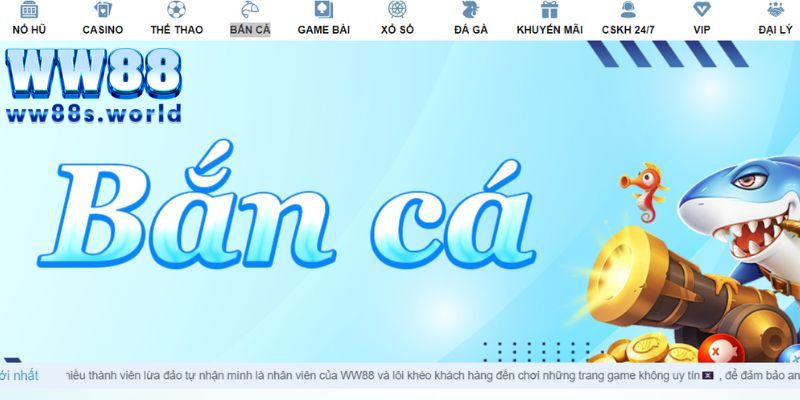 Bắn cá đổi thưởng WW88 - Tựa game giải trí hàng đầu 2024 3 Những lý do nên trải nghiệm game bắn cá đổi thưởng tại WW88