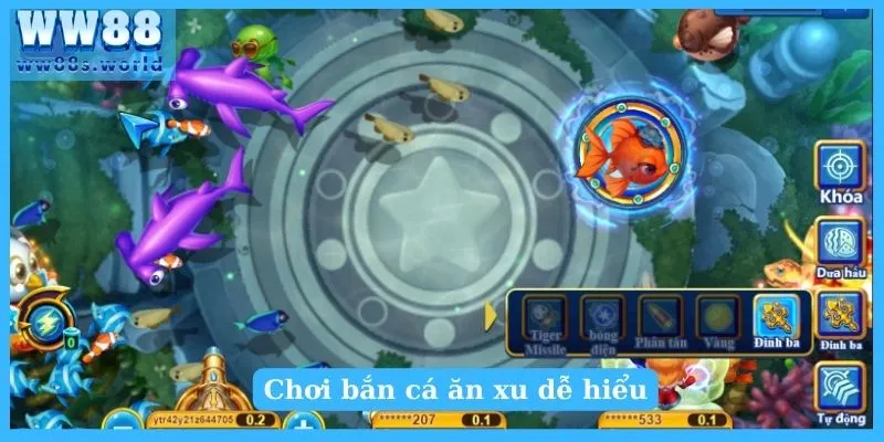 Bắn cá ăn xu - Cùng trải nghiệm trò chơi hấp dẫn tại WW88 5 Chơi bắn cá ăn xu dễ hiểu