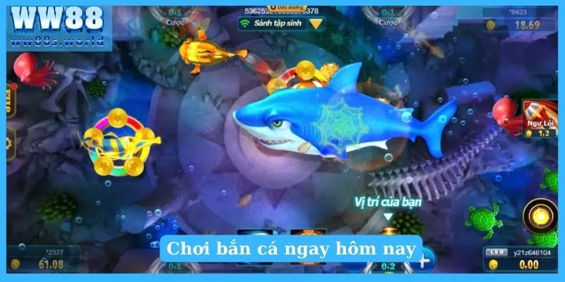 Bắn cá ăn xu - Cùng trải nghiệm trò chơi hấp dẫn tại WW88 3 Chơi bắn cá ngay hôm nay